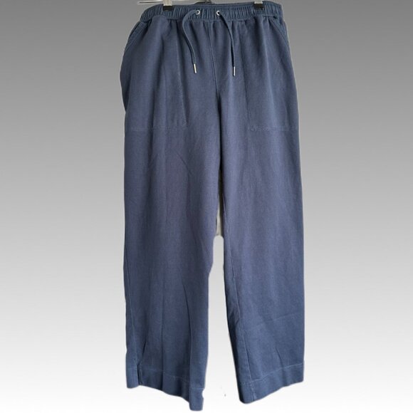 EDDIE BAUER OUTDOOR OUTFITTER NAVY BLUE SWEATPANTS LOUNGE WORKOUT JOGGER MEN M - Picture 3 of 10